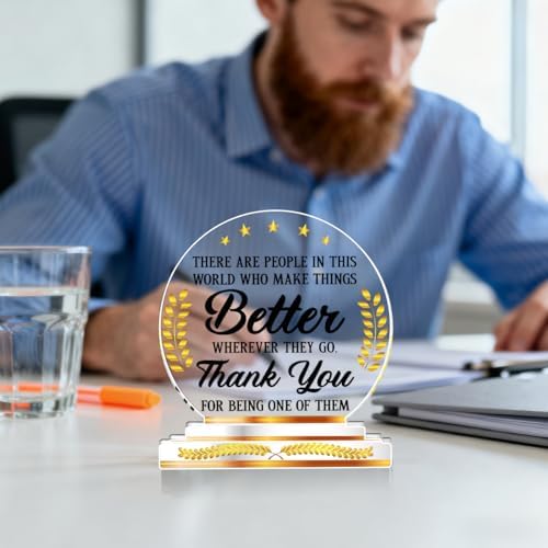 Thank You Appreciation Gifts for Coworkers Employees Desk Decor