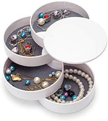 Jewelry Organizer, Small Jewelry Box Earring Holder for Women Gifts