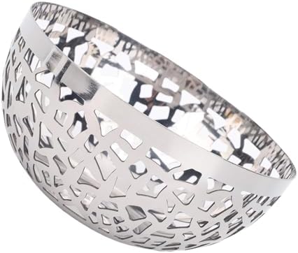 Luocute Stainless Steel Fruit Bowl for Kitchen Countertop Storage