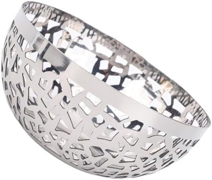 Luocute Stainless Steel Fruit Bowl for Kitchen Countertop Storage