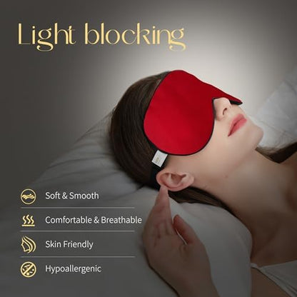 ZIMASILK Adjustable 100% Mulberry Silk Sleep Mask