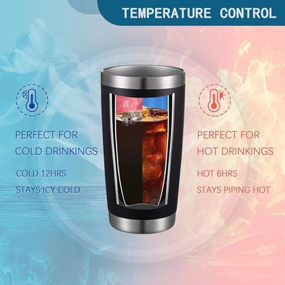 20oz Supernatural Moose Squirrel Insulated Stainless Steel Tumbler