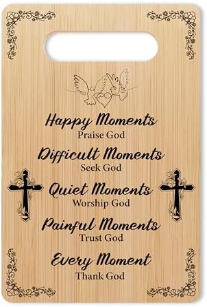 Christian Wedding Cutting Board, Religious Marriage Wood Charcuterie