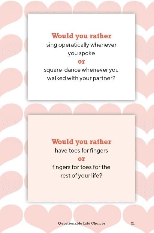 Would You Rather? Questions for Couples: Laugh and Grow Closer with