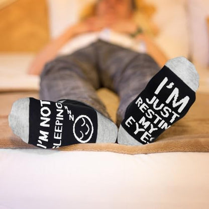 Funny Socks Gifts for Men, Christmas Stocking Stuffers for Dad Husband