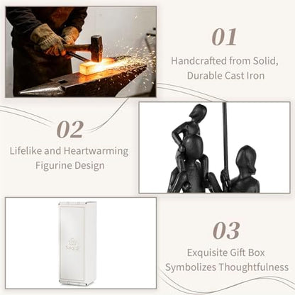 Sziqiqi Anniversary Wedding Gifts for Couple: Family Figurines for