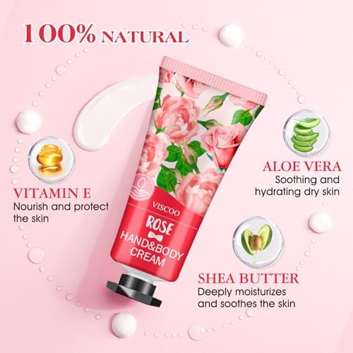 VISCOO 7 Pack Hand Cream Gifts Set for Women, Teacher Appreciation
