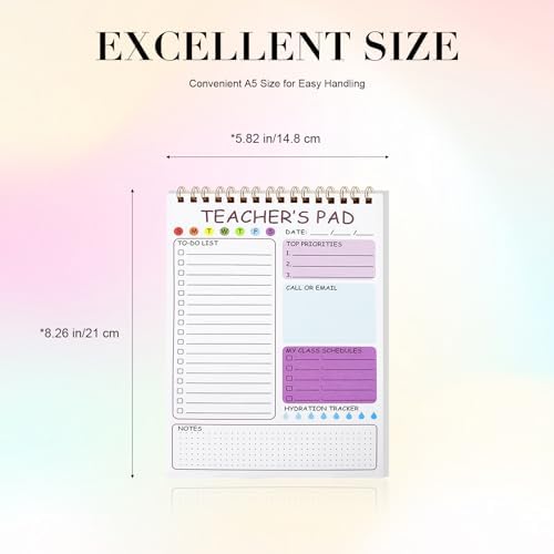 Teacher Notepad, Daily To Do List Notepad and Undated Teacher Planner