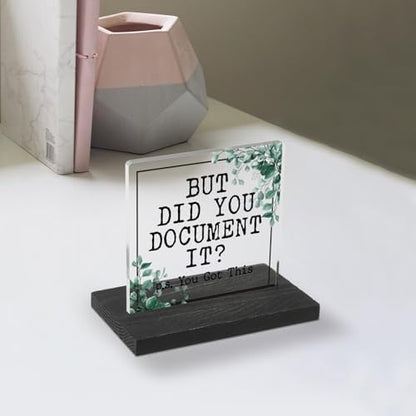 Office Humor Gift, But Did You Document It?Secretary HR Coworker Desk