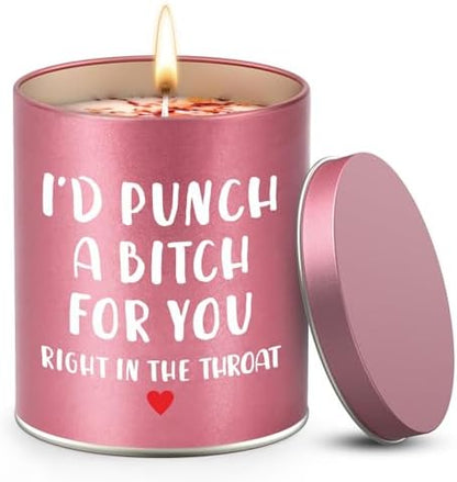 Christmas Birthday Sister Gifts for Women Her Funny Scented Candle
