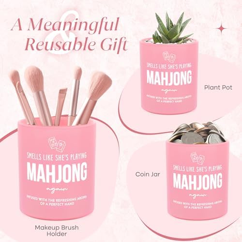 Mahjong Gifts for Women, Handmade Candle for Mahjong Lovers, 10oz