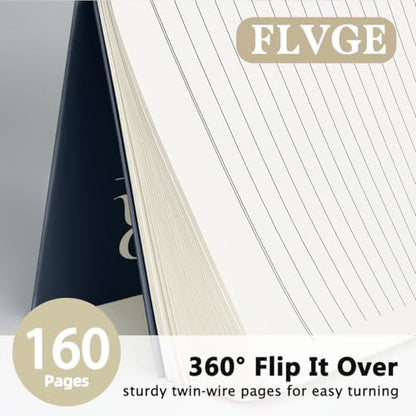 FLVGE Leadership Gift Navy Blue Notebook for Work, Employee