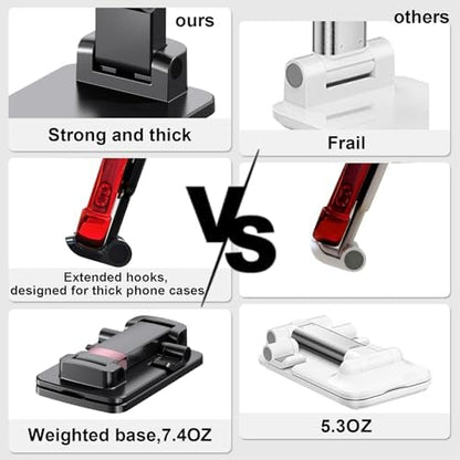 Phone Stand for Desk Cellphone Holder Height Angle Adjustable Stands