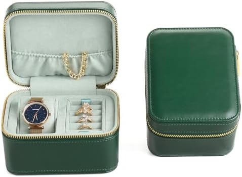 TAIMY Watch Jewelry Travel Case for Men and Women, 1 Slot Watch Pouch