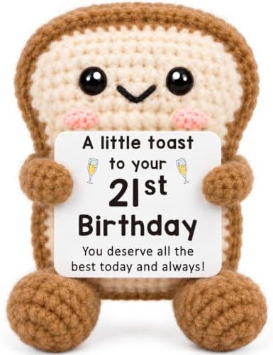 21st Birthday Toast Gifts Decorations for Him Her, 21 Years Old Gift