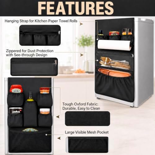 Mini Fridge Organizer Dorm Essentials - Over the Fridge Caddy