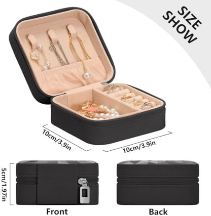 Travel Jewelry Case Box Small Mini Jewelry Organizer Display Storage