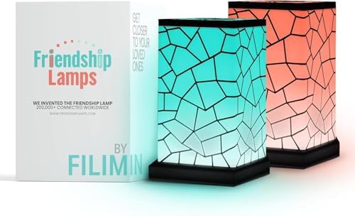 Friendship Lamp Long Distance WiFi Touch Light with Instant Sync, Easy