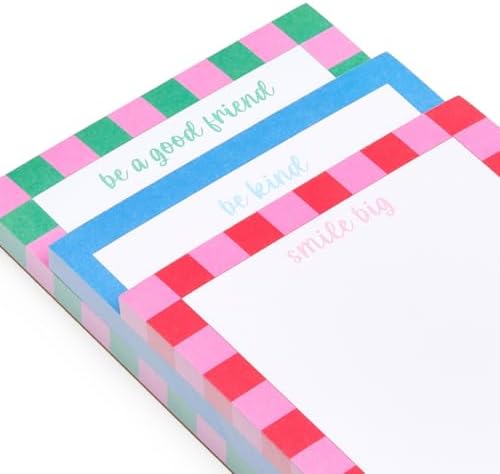 VOTUM Teacher Appreciation Sticky Notes Set, Colorful Notepads for
