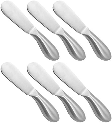6 Pieces Cheese Spreader Set, Stainless Steel Multipurpose Cheese and