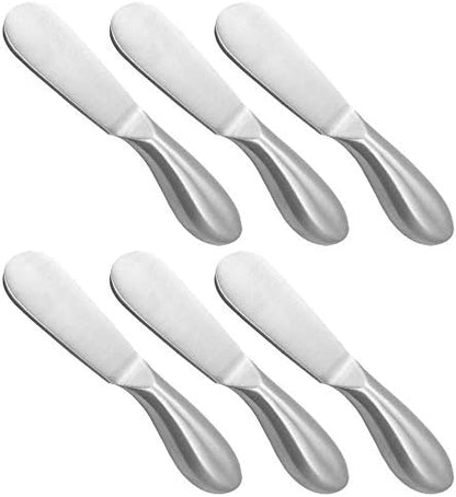 6 Pieces Cheese Spreader Set, Stainless Steel Multipurpose Cheese and