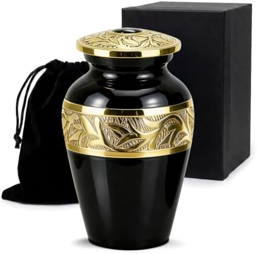 Small Urns for Human Ashes Keepsake - Decorative Mini Memorial Urn for