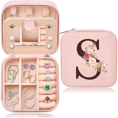 Inngeroo Travel Jewelry Case Box Organizer Personalized Gifts for