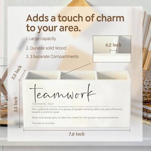 Teamwork Gifts Pen Pencil Holder for Coworkers Employees