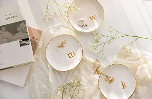 COLLECTIVE HOME Ceramic Jewelry Tray, Trinket Dish, Gifts for Women