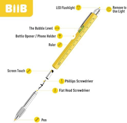 BIIB Stocking Stuffers for Men Adults, Gifts for Men 9-in-1 Multitool