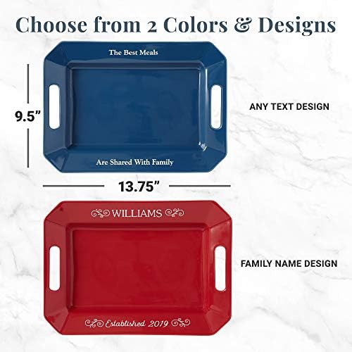Let's Make Memories Personalized Stoneware Entertaining Platter - For