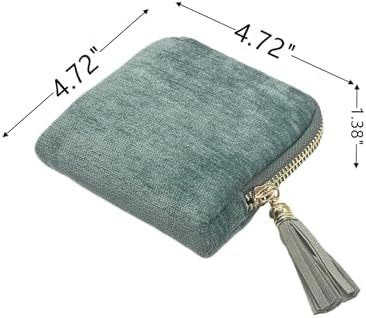 Small Travel Jewelry Case - Jewelry Travel Organizer Bag with Tassel