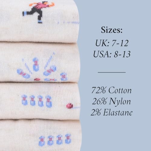 The Gutterball Guru Socks - Funny Bowling Men's Socks - TenPin Gift