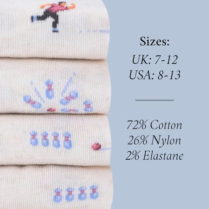 The Gutterball Guru Socks - Funny Bowling Men's Socks - TenPin Gift