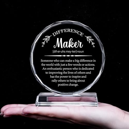 Uniquilling Thank You Gifts, Appreciation Award Crystal Plaque Box