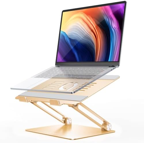 Lamicall Adjustable Laptop Stand for Desk for MacBook Air Pro HP
