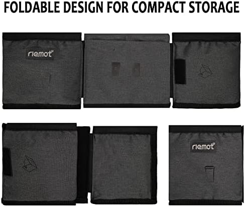 riemot Luggage Travel Cup Holder Free Hand Drink Caddy - Hold Two