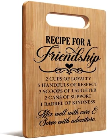 Lacama Friendship Gifts for Women Cutting Board for Kitchen, Best