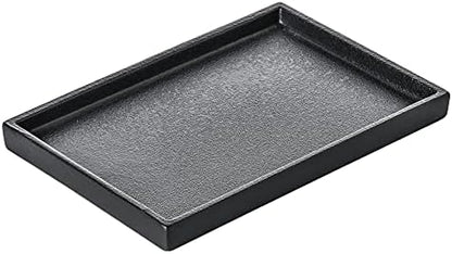 Ceramic Makeup Tray Redelaenor, Black Bathroom Accessories Holder for