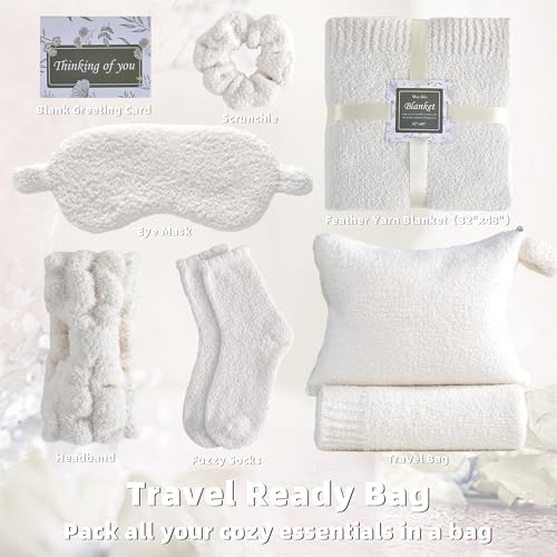 JOOJA Birthday Get Well Soon Cozy Gift Basket Care Package for Women