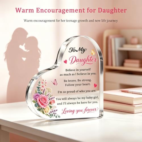 Daughter Gifts from Mom & Dad - To My Daughter Desk Decor