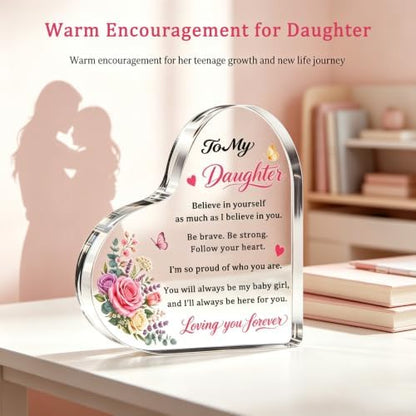 Daughter Gifts from Mom & Dad - To My Daughter Desk Decor