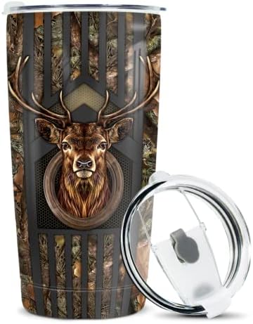 winorax Deer Hunting Tumbler 20oz Hunter Gifts For Men Hunters Double