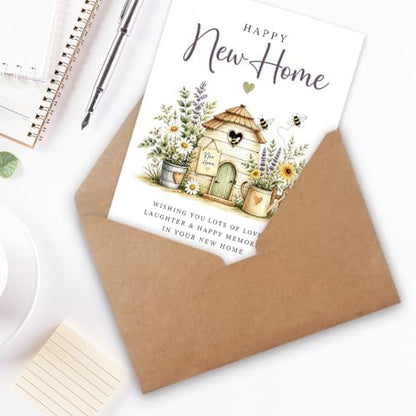 Hongshan New Home Card,Housewarming Gifts Congrats Card for New