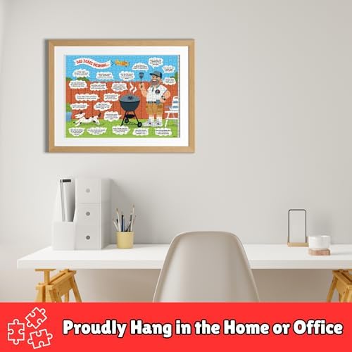Dad Gifts - 500 Piece Dad Joke Puzzle - Jigsaw Puzzles for Adults