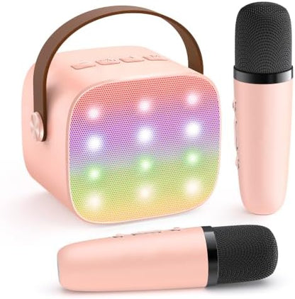 YLL Karaoke Machine for Kids Adults, Birthday Gifts for Girls 3-12