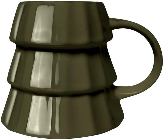 Sweet Water Decor Green Tree Coffee Mug, 17oz Ceramic Christmas Mug