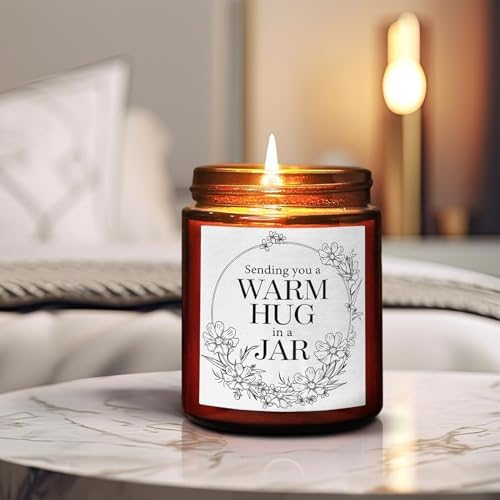 Sending Hug Gifts for Women Men - Warm Hug Candle - Relaxation Get