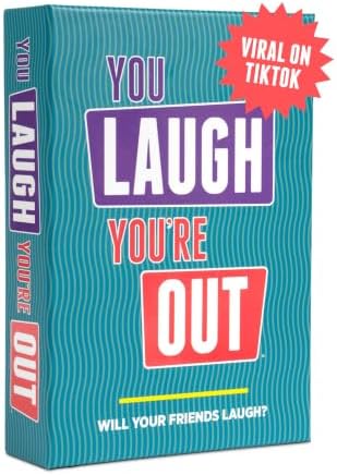 You Laugh You're Out | Charades Party Card Game for Adults & Teens