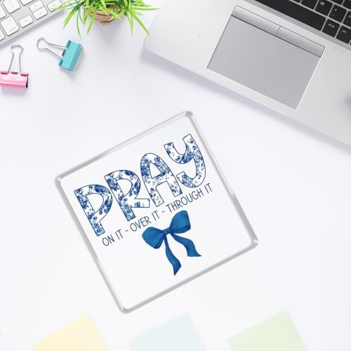 Blue Room Decor, Inspirational Christian Gifts for Women, Blue Floral